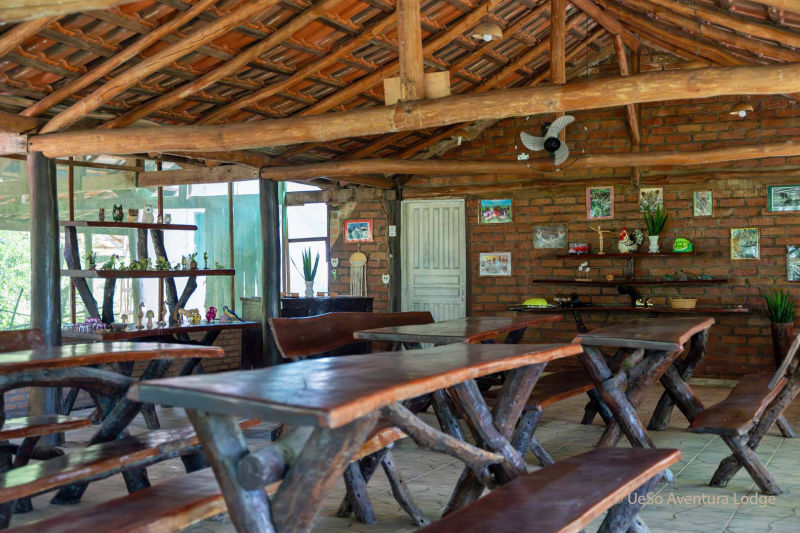 Restaurant auf der UeSo Aventura Lodge