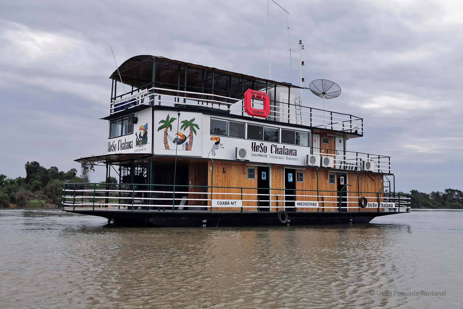 Chalana Boot in Porto Jofre