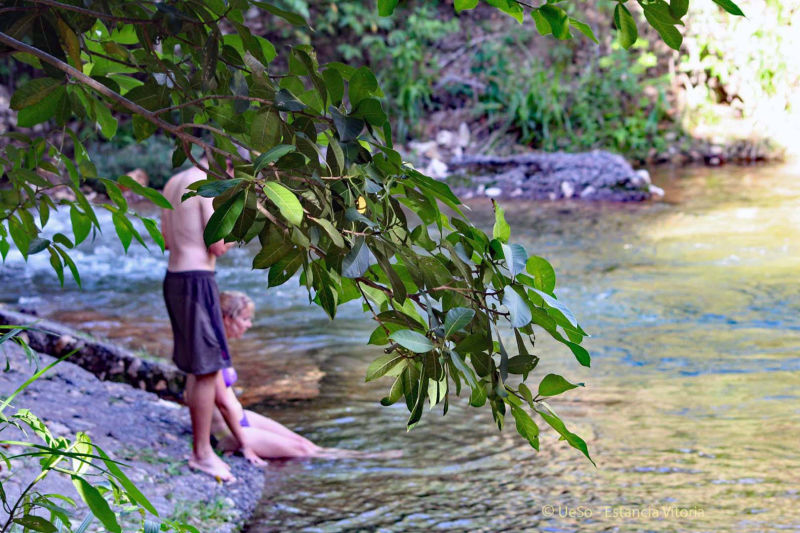 kühles Bad in der Chapada Cerado am Fluss