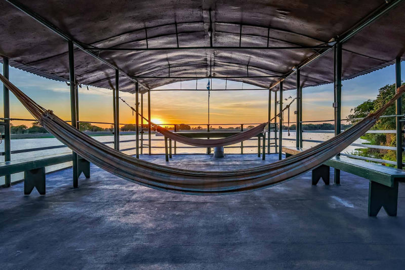 Hängematten auf der Chalana